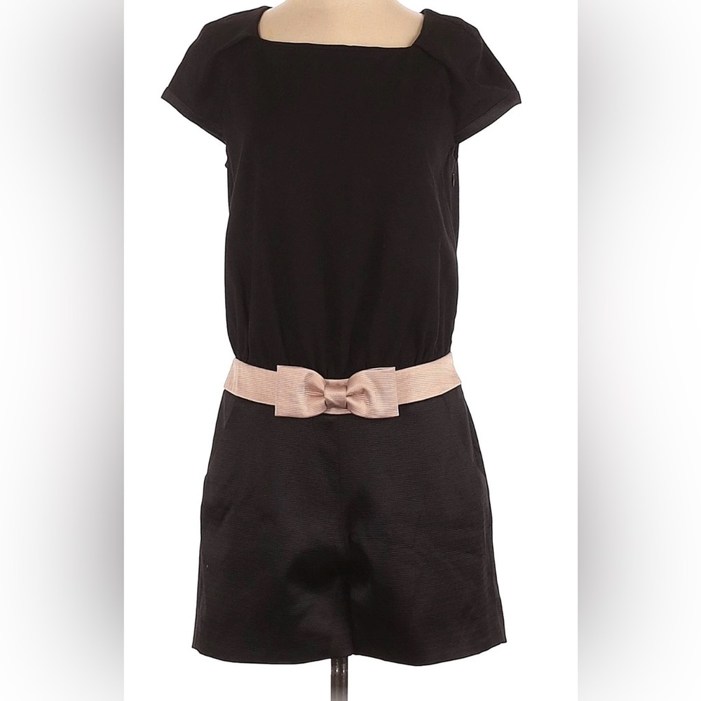 Ted Baker Black Jumpsuit with Pink Bow Belt